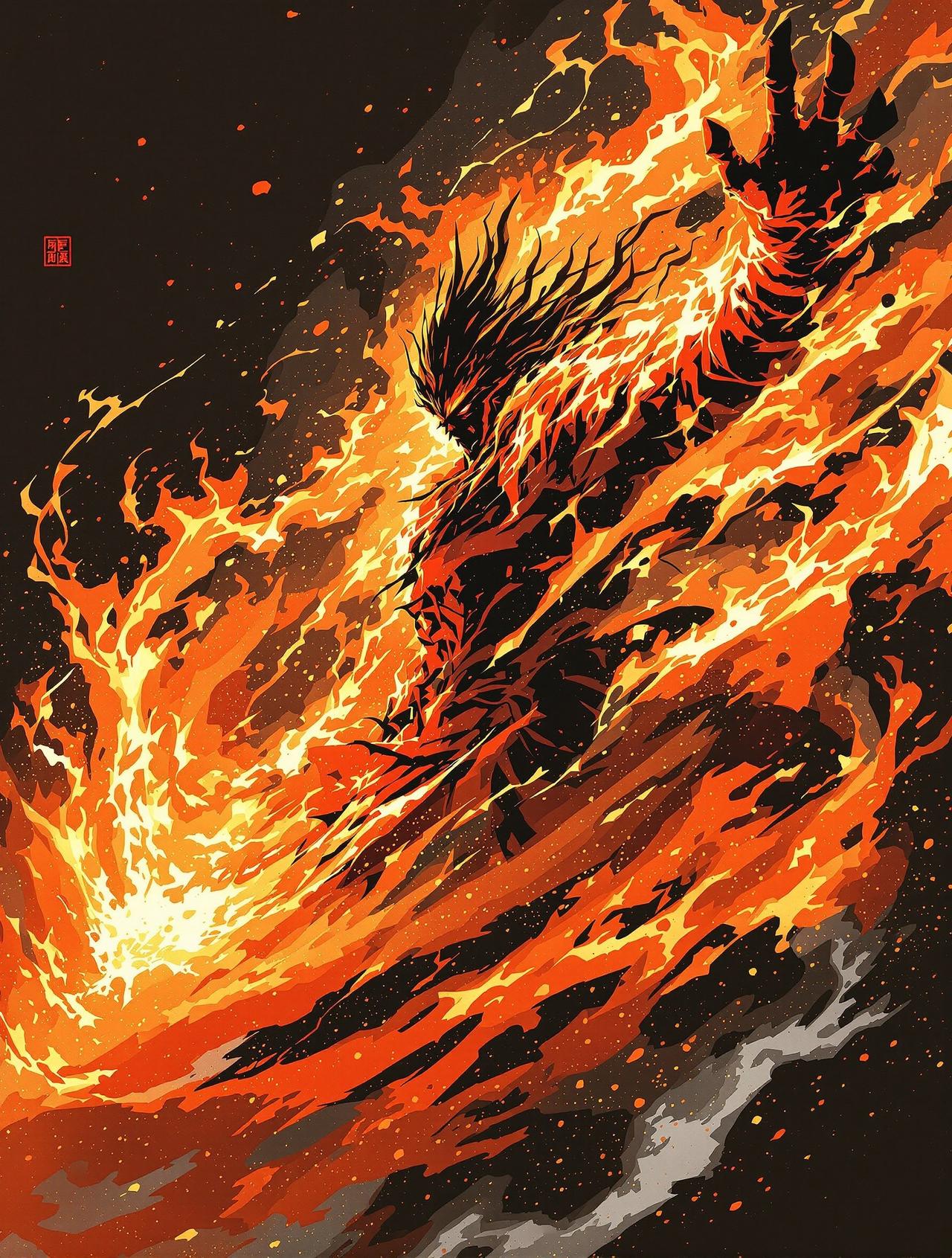 荔枝漫画 - 烈火战魂 封面